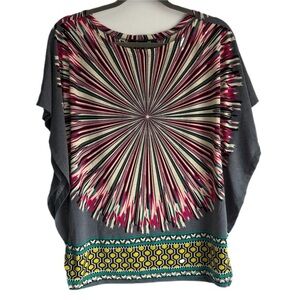 Splat of colour top  Sz L